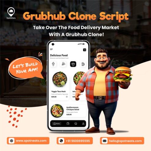 Grubhub Clone App Development | SpotnEats