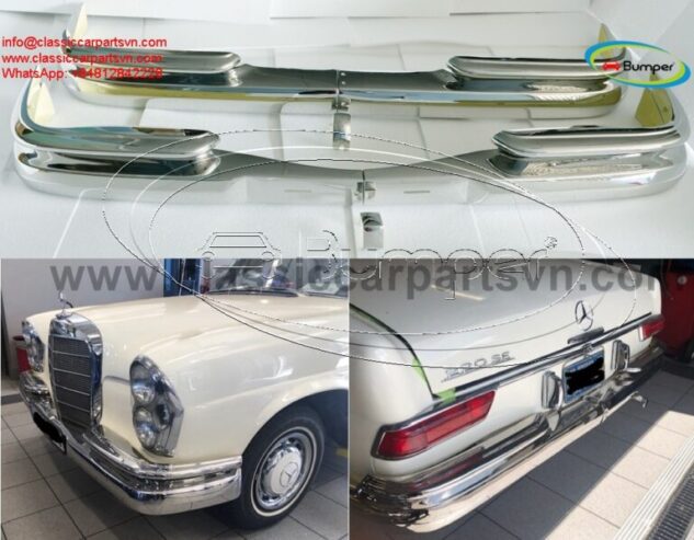 Mercedes W111 W112 Fintail Coupe 1959 – 1968 Bumpers