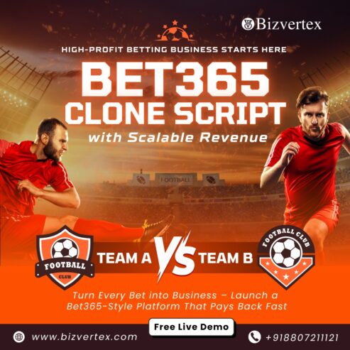 Bet365 Clone Script with Lifetime Support & Free Admin Chatbot – Bizvertex